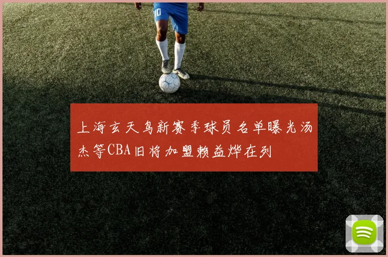 上海玄天鸟新赛季球员名单曝光汤杰等CBA旧将加盟赖益烨在列